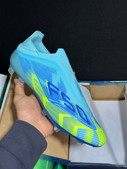CRAMPON F50 HAUTE-QUALITÉ BLUE AVEC LA BOITE ORIGINAL #410#50