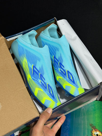 CRAMPON F50 HAUTE-QUALITÉ BLUE AVEC LA BOITE ORIGINAL #410#50