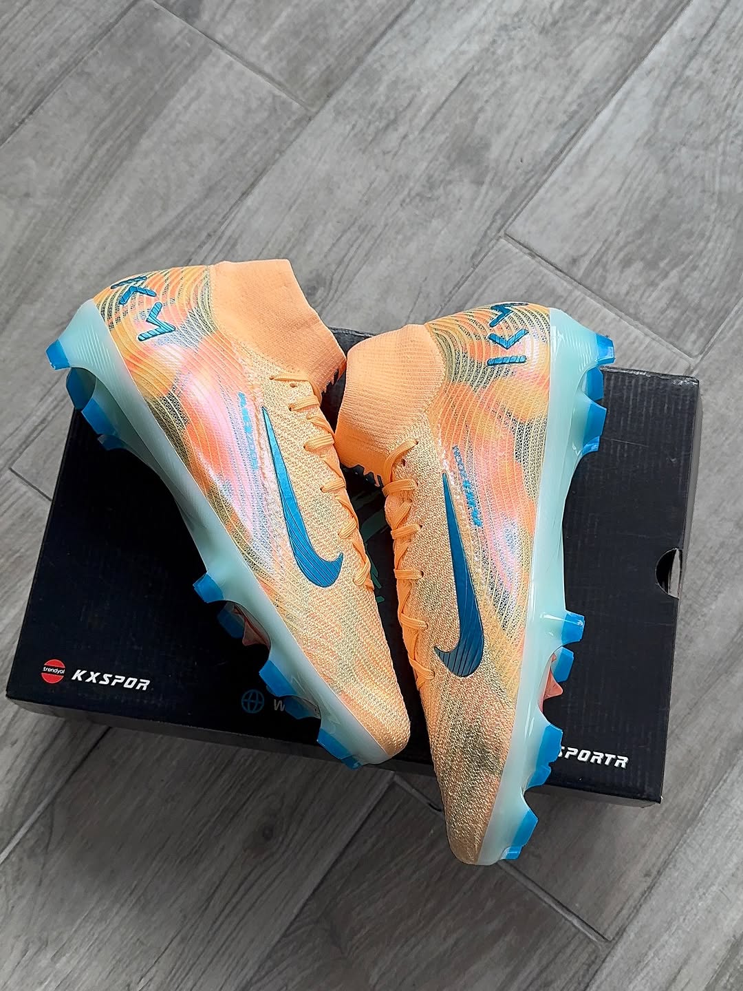 CRAMPON MERCURIAL SUPERFLY MBAPEE-KM COPIER-ELITE + CADEUX GRATUIT #860h#145