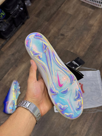 CRAMPON VAPOR17 FG BLUE ET BLANCH AVEC ROSE #720h#130